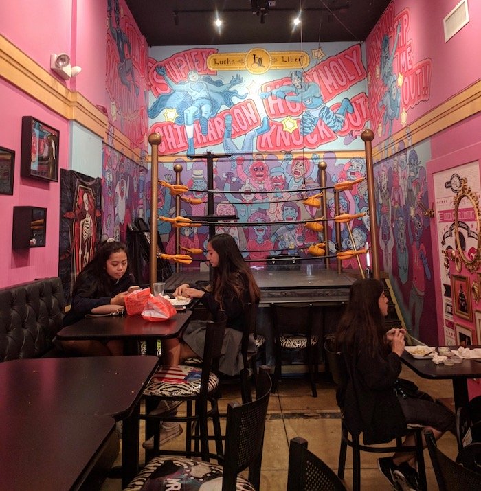 lucha libre taco shop