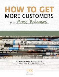 How to Get More Customers with Press Releases Cover